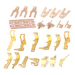 metal hardware for in mold riveting