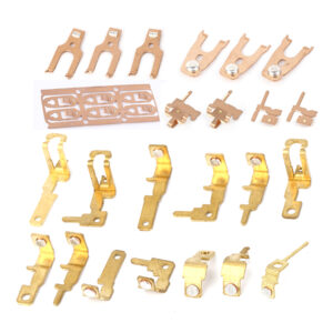 metal hardware for in mold riveting