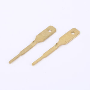 Brass precision stamped inline terminal
