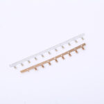 Hot-swap PCB spring contacts for keyboards