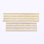 Gold-plated brass terminals