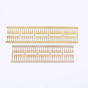 Gold-plated brass terminals