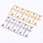 Nickel-plated brass rolled round terminals